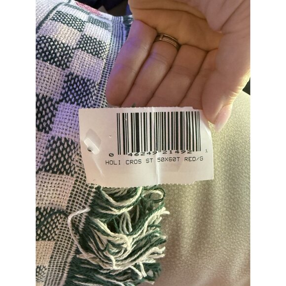 🎄 Vintage Crown Crafts Christmas Throw Blanket – Made in USA – New with Tag! 🎄 - Picture 6 of 7